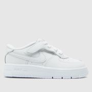 Nike White Force 1 Low EasyOn Toddler Trainers