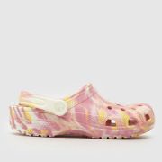 Crocs Multi Classic Marble Clog Girls Youth Sandals