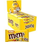 M&M Peanut Bags 24's