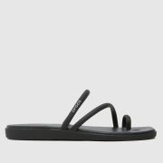 Crocs Miami Toe Loop Sandals in Black