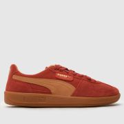 PUMA Palermo Trainers in Beige & Brown