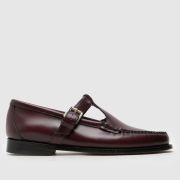 G.H. BASS Weejuns Mary Jane Flats in Burgundy