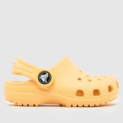 Crocs Pale Yellow Classic Clog Toddler Sandals