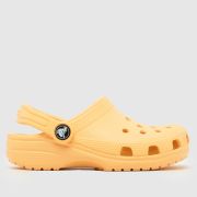 Crocs Pale Yellow Classic Clog Junior Sandals