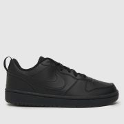 Nike Black Court Borough Low Recraft Youth Trainers