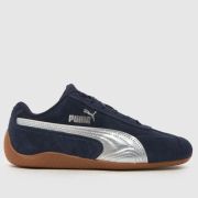 PUMA Navy Multi Speedcat Youth Trainers