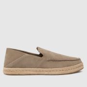 TOMS Men's Alfonso Loafer Shoes in Beige, Size: 10