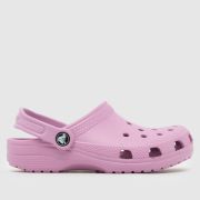 Crocs Purple Classic Clog Girls Junior Sandals