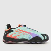 PUMA Green Multi Inhale Girls Youth Trainers