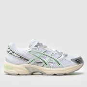 ASICS GEL-1130 Trainers in White & Green ASICS GEL-1130 Trainers in White & Green