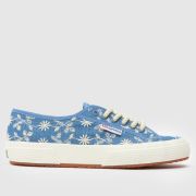 Superga 2750 Sangallo Trainers in Pale Blue Multi