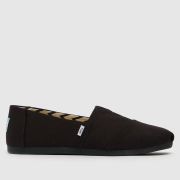 TOMS Alp Cotton Shoes in Black