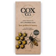 Cox&Co. Bee Pollen & Honey Chocolate Bar 70g [Pack of 12]