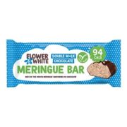 Flower & White Vegan Double Milk Chocolate Meringue Bar [Pack of 12]