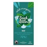 Seed&Bean 75g Extra Dark 72% - Mint Org & FT [Pack of 10]