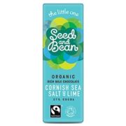 Seed&Bean Milk 37% Cornish Sea Salt & Lime 25g Mini Bar [Pack of 30]
