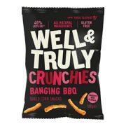 Well&Truly Crunchies Bangin BBQ 100g [Pack of 14]