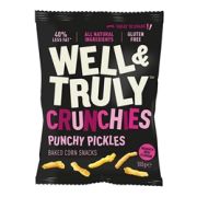 Well&Truly Crunchies Punchy Pickle 100g [Pack of 14]