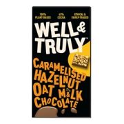 Well&Truly Oat Milk Chocolate Caramelised Hazelnut 90g [Pack of 10]