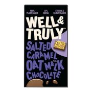 Well&Truly Oat Milk Chocolate Salted Caramel 90g [Pack of 10]