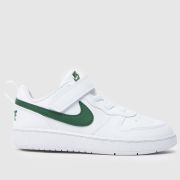 Nike White & Green Court Borough Low Recraft Toddler Trainers Nike White & Green Court Borough Low Recraft Toddler Trainers