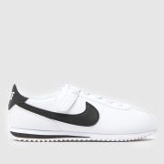 Nike White & Black Cortez EZ Junior Trainers Nike White & Black Cortez EZ Junior Trainers