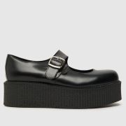 UNDERGROUND Mary Jane Creeper Flats in Black